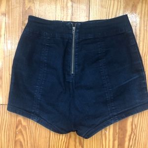 Urban Outfitters Shorts - High Waisted Blue Shorts Urban Outfitters Shorts - High Waisted Blue Shorts